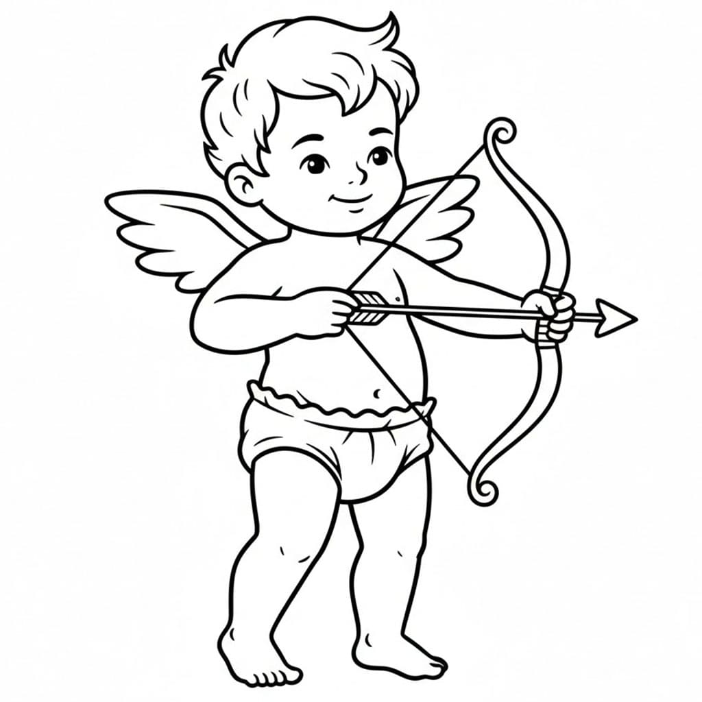 Cupid berdiri