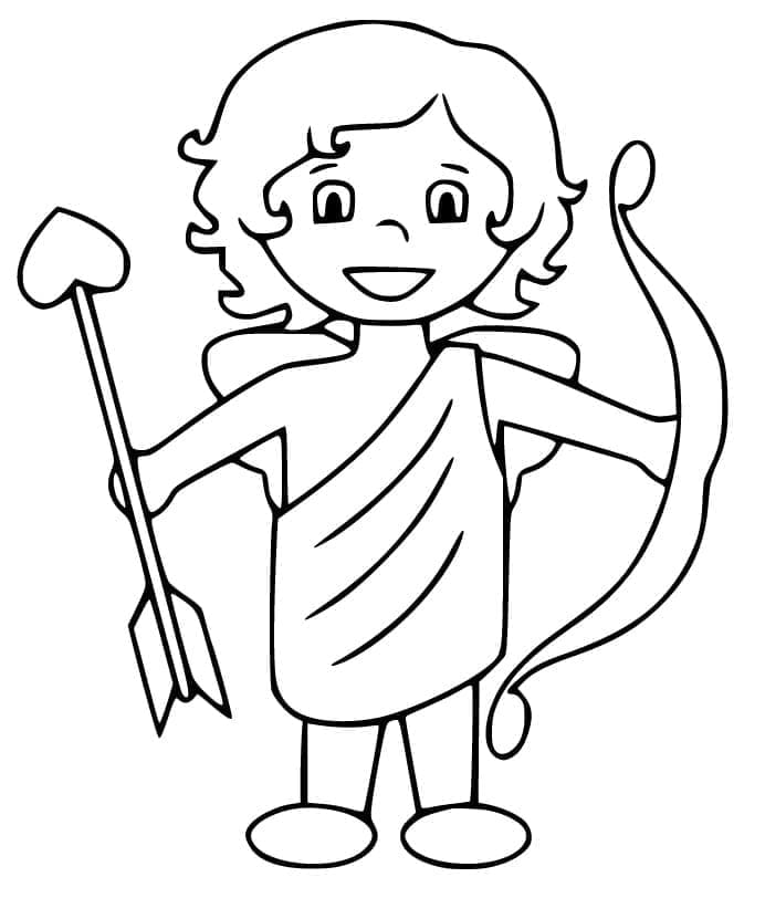 Cupid Hari Valentine yang indah