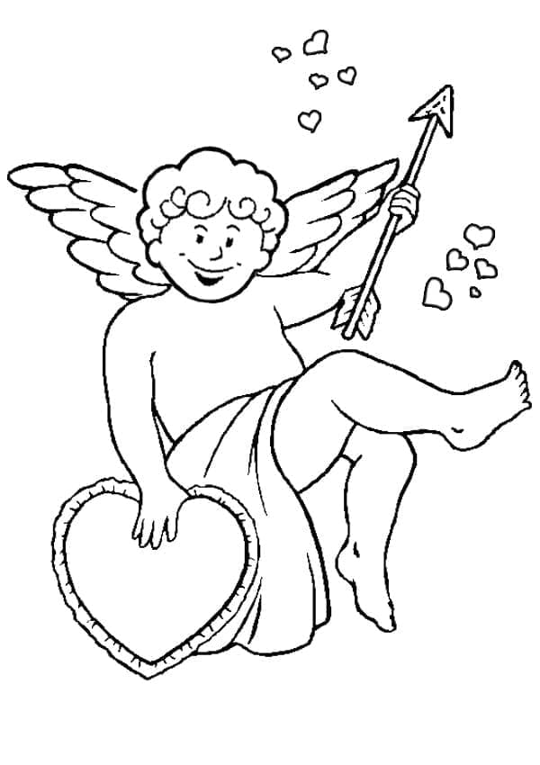 Cupid Hari yang dapat dicetak