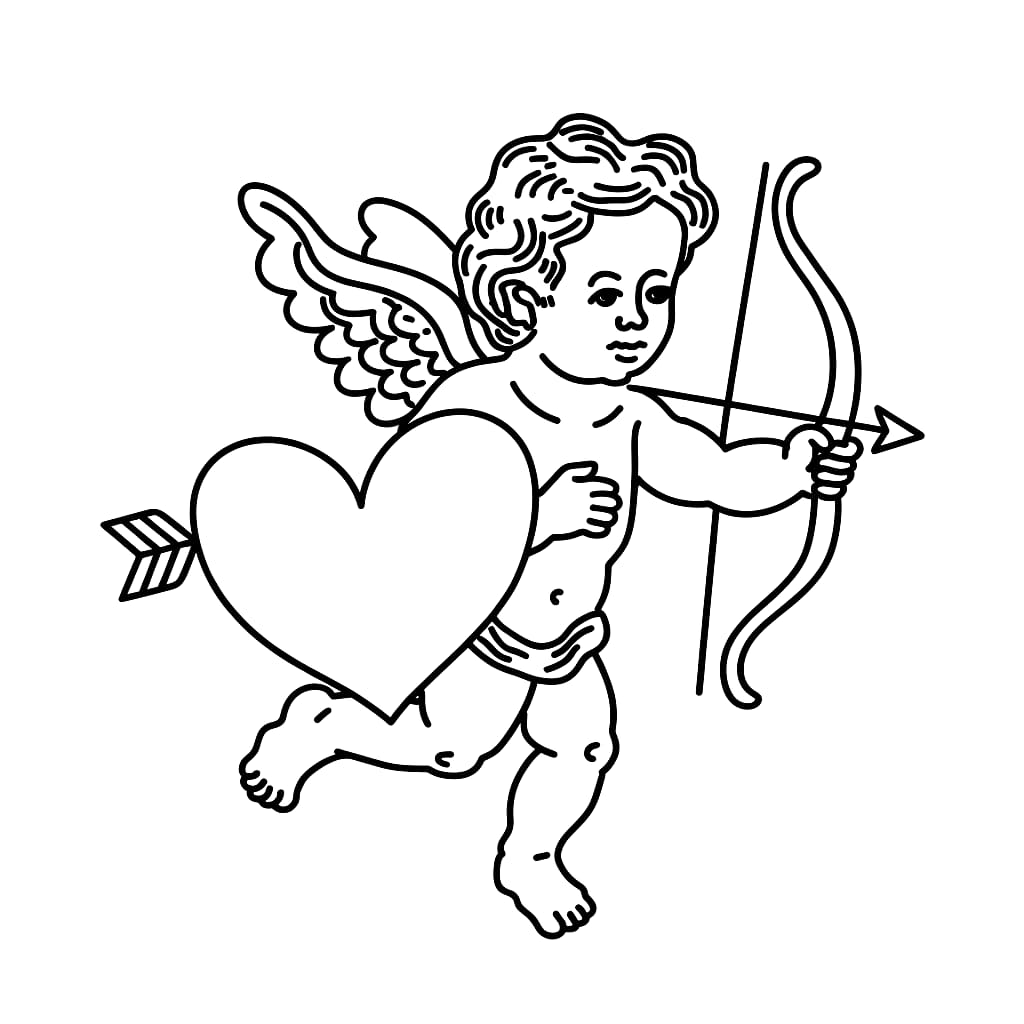 Cupid yang dapat dicetak gratis