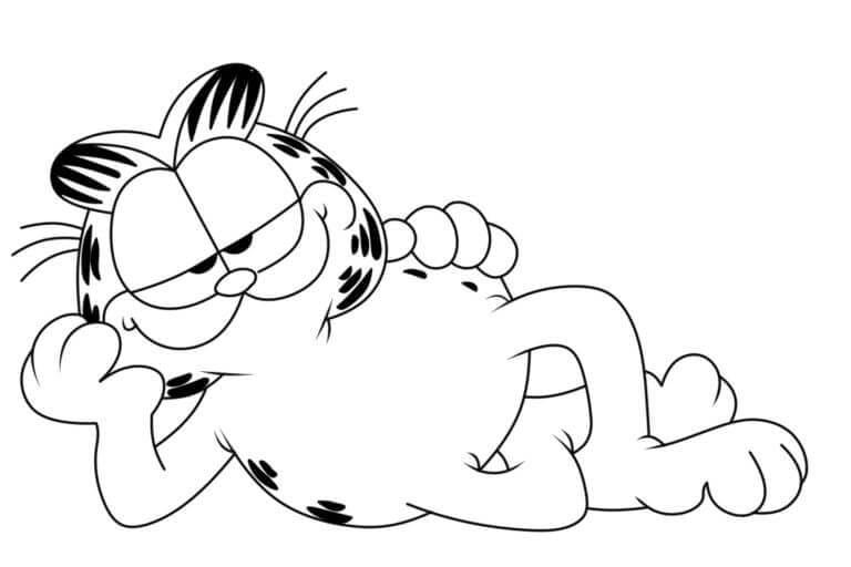 Garfield Berbaring