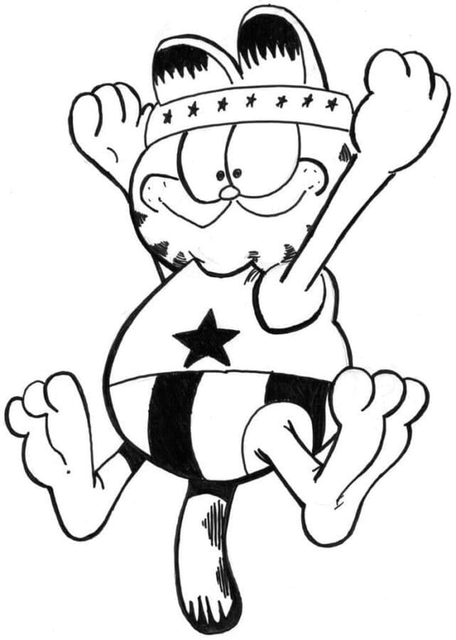 Garfield Berolahraga