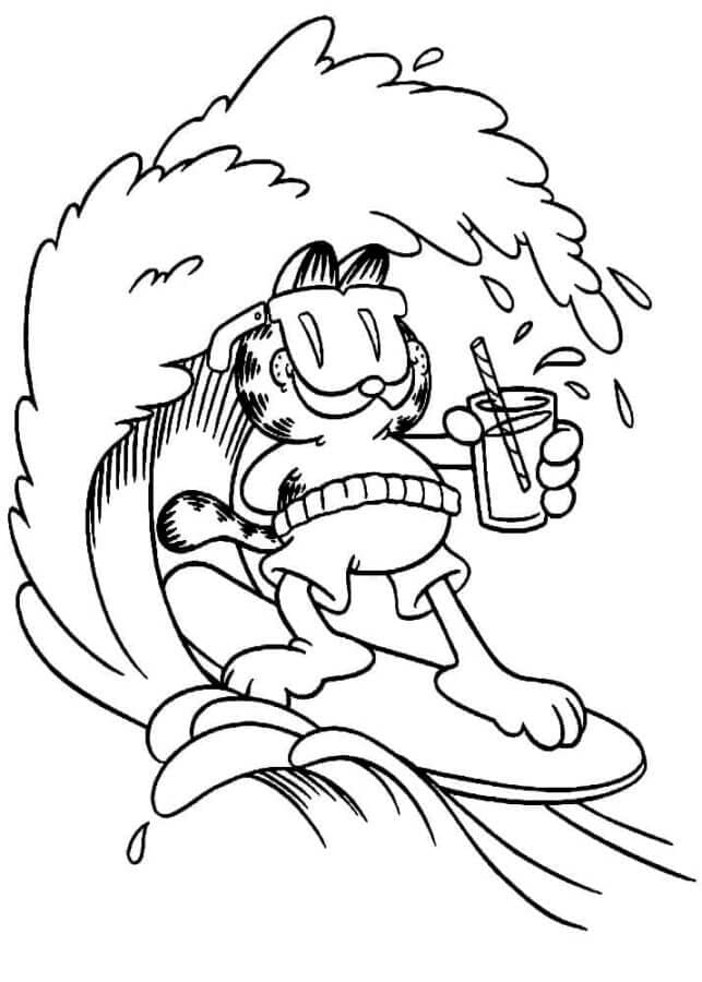 Garfield Berselancar