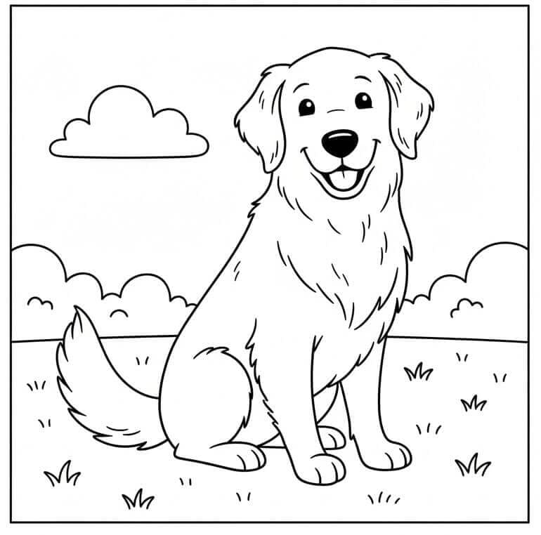 Golden Retriever sangat lucu