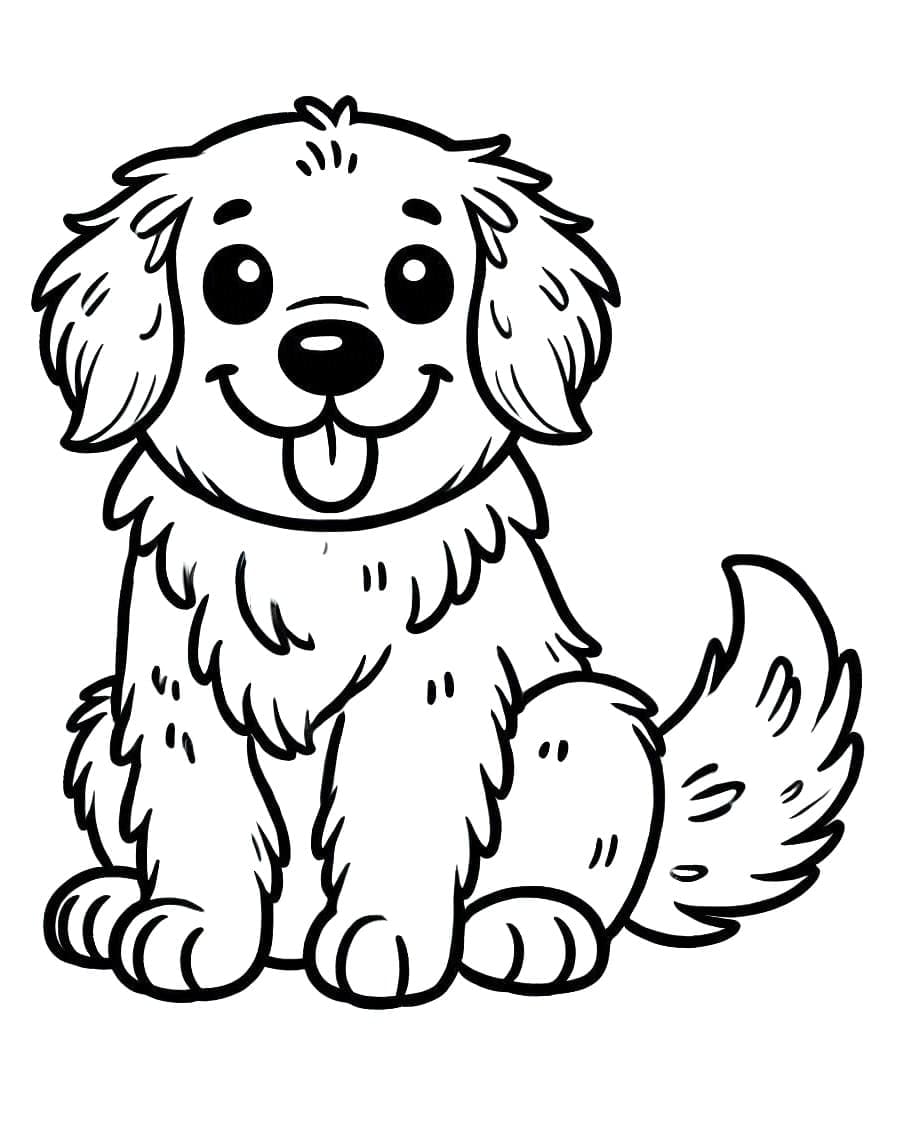Golden Retriever yang ceria