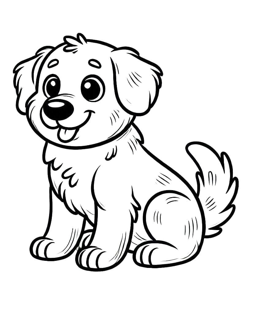 Golden Retriever yang menggemaskan