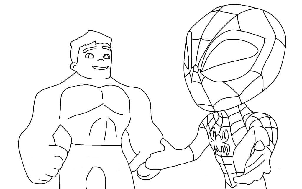 Hulk dan Spidey