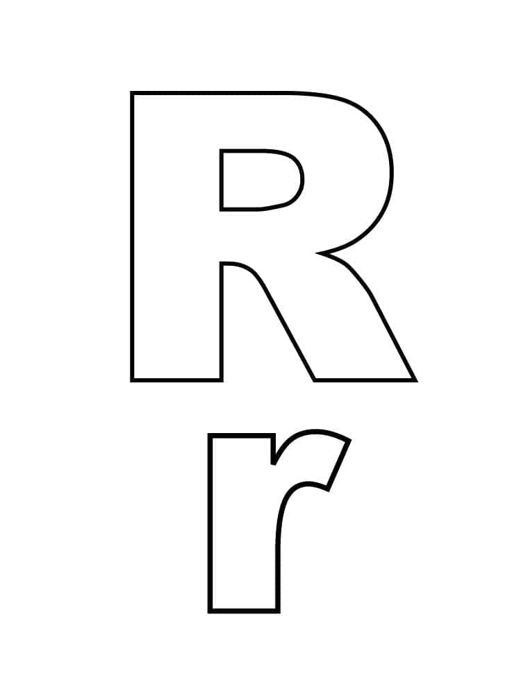 Huruf R Alfabet