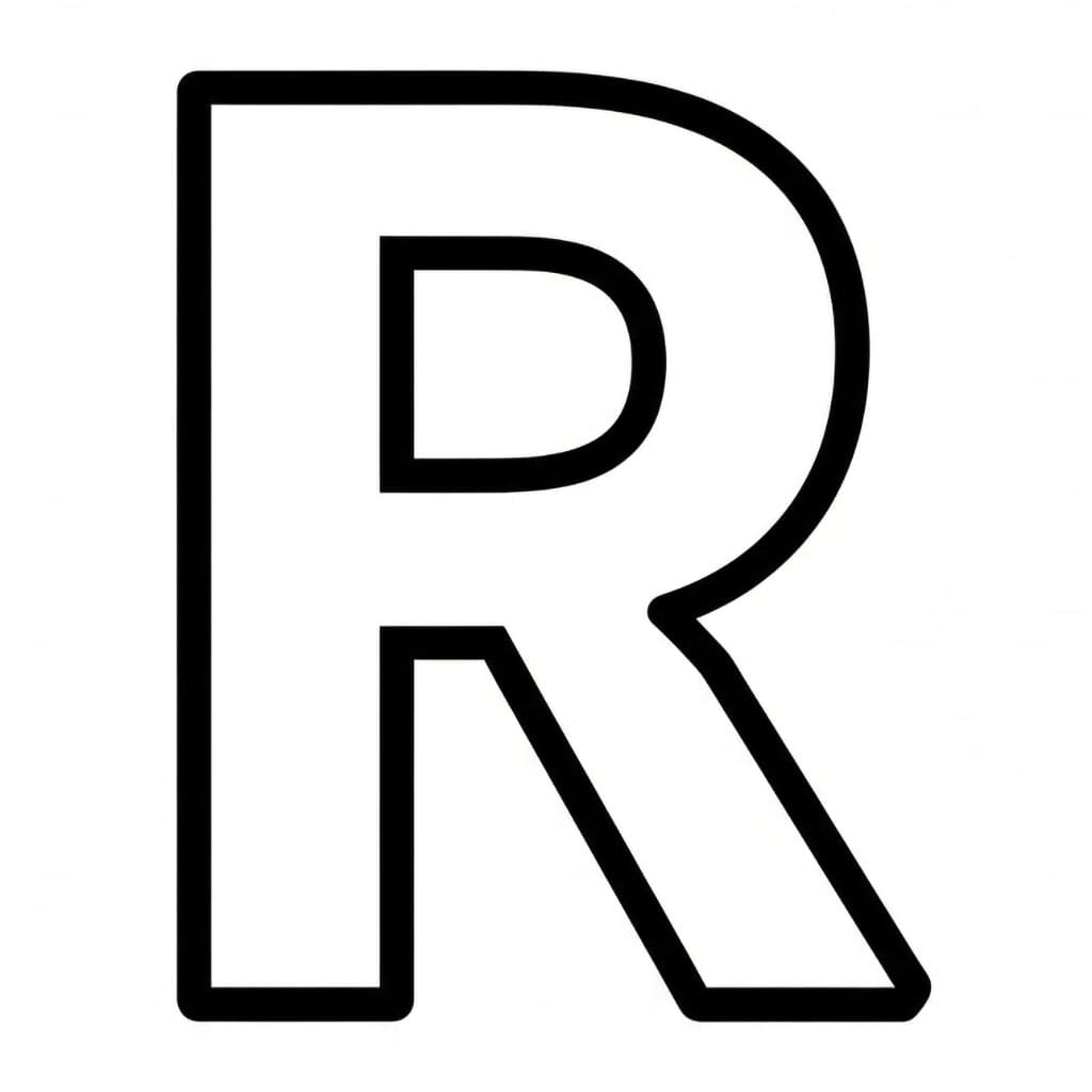 Huruf R gaya sekolah