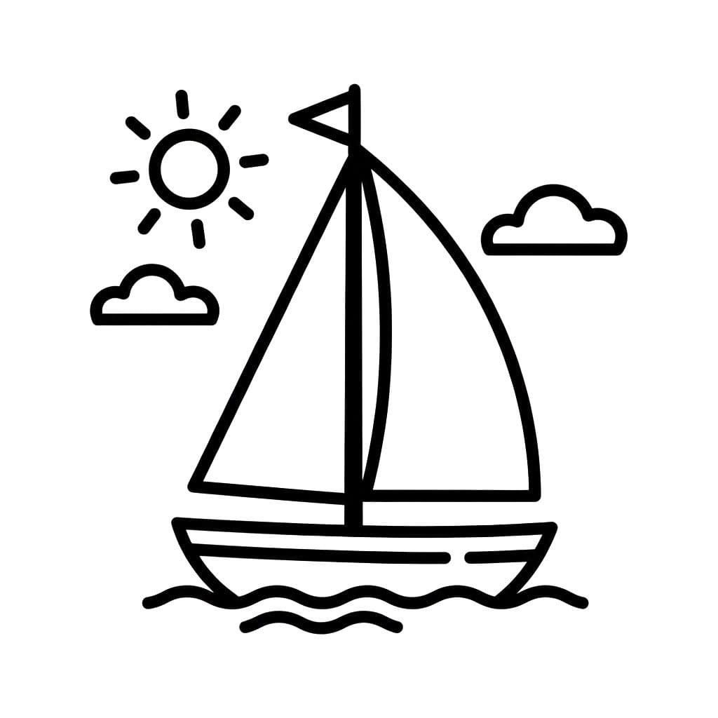 Perahu layar dengan layar ganda