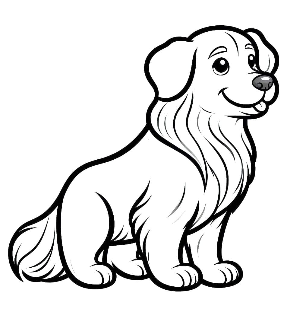 Seekor anjing Golden Retriever