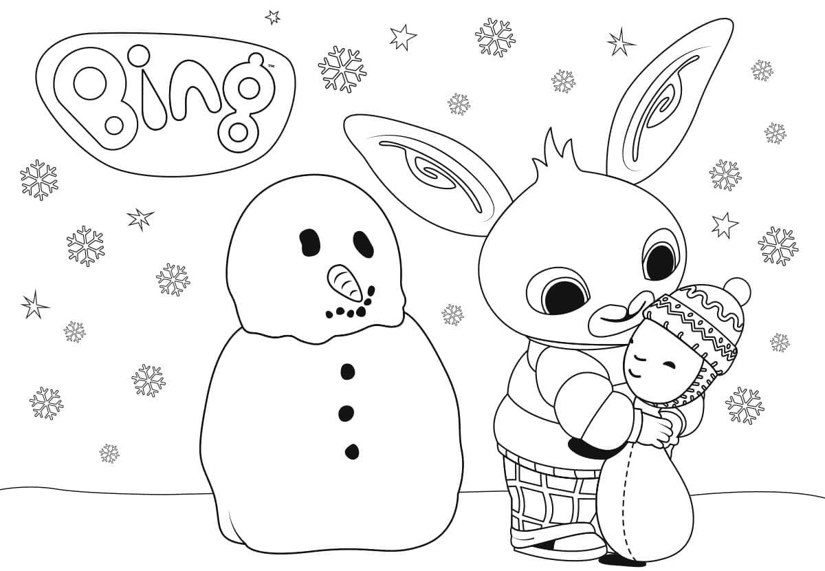 Bing Bunny dan Manusia Salju