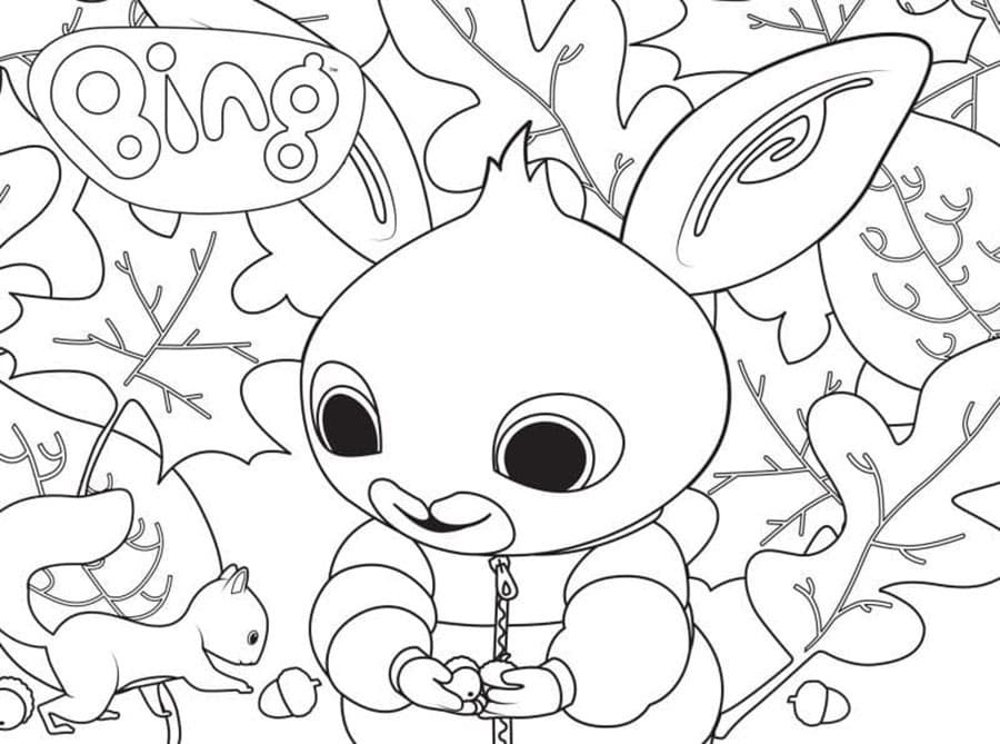 Bing Bunny dan tupai