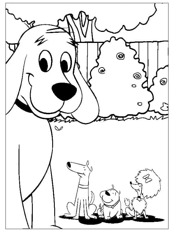 Clifford Bersama Teman-Temannya