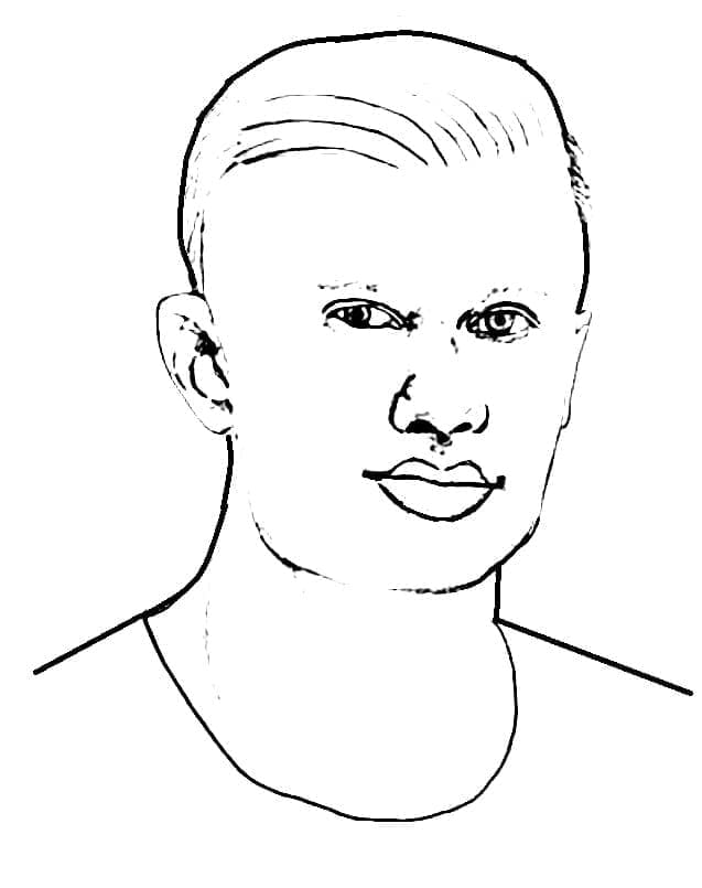 Erling Haaland mencetak gol