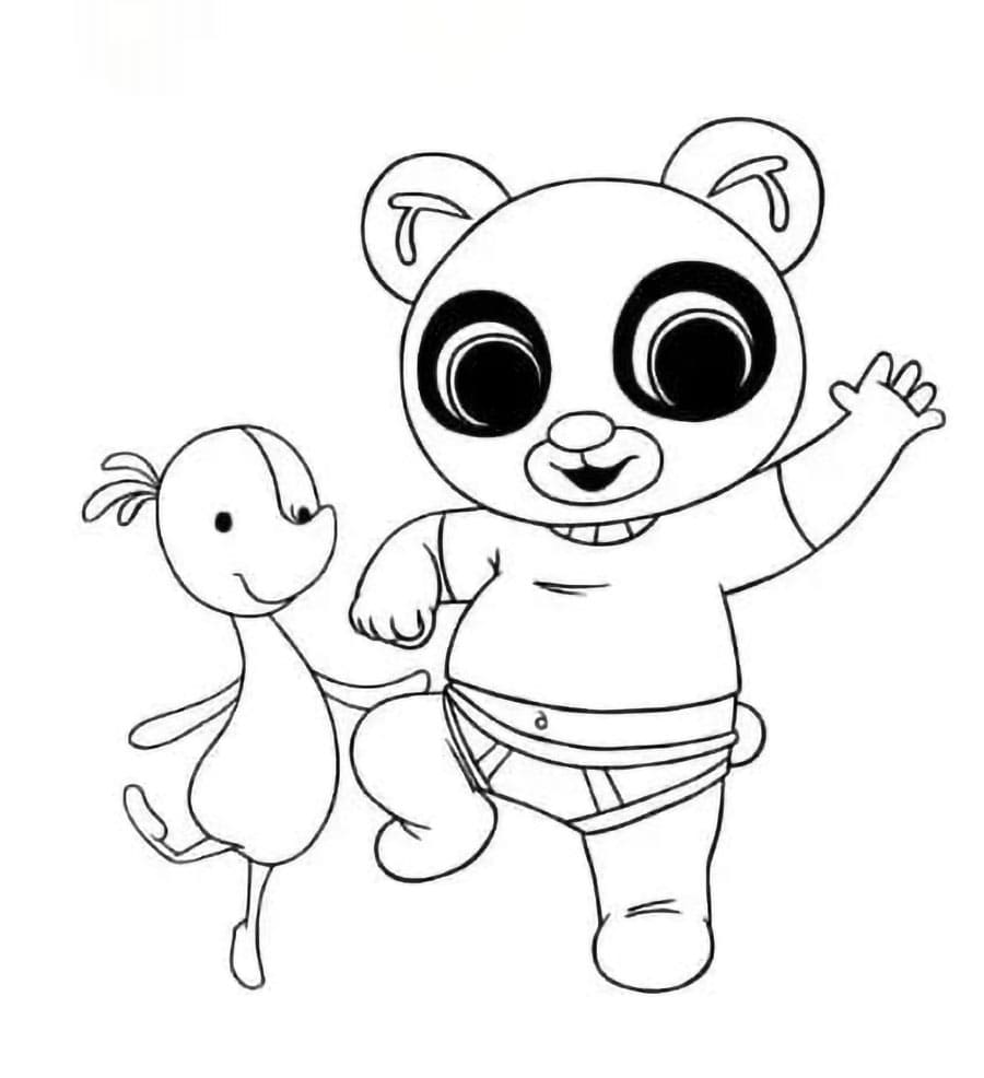 Gambar Bing Bunny yang Dapat Dicetak Gratis