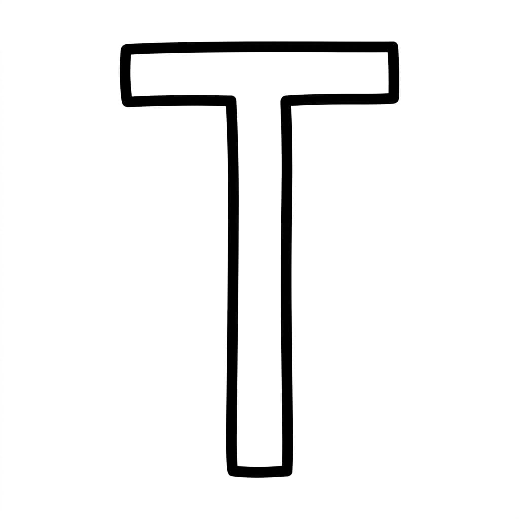Huruf T tinggi