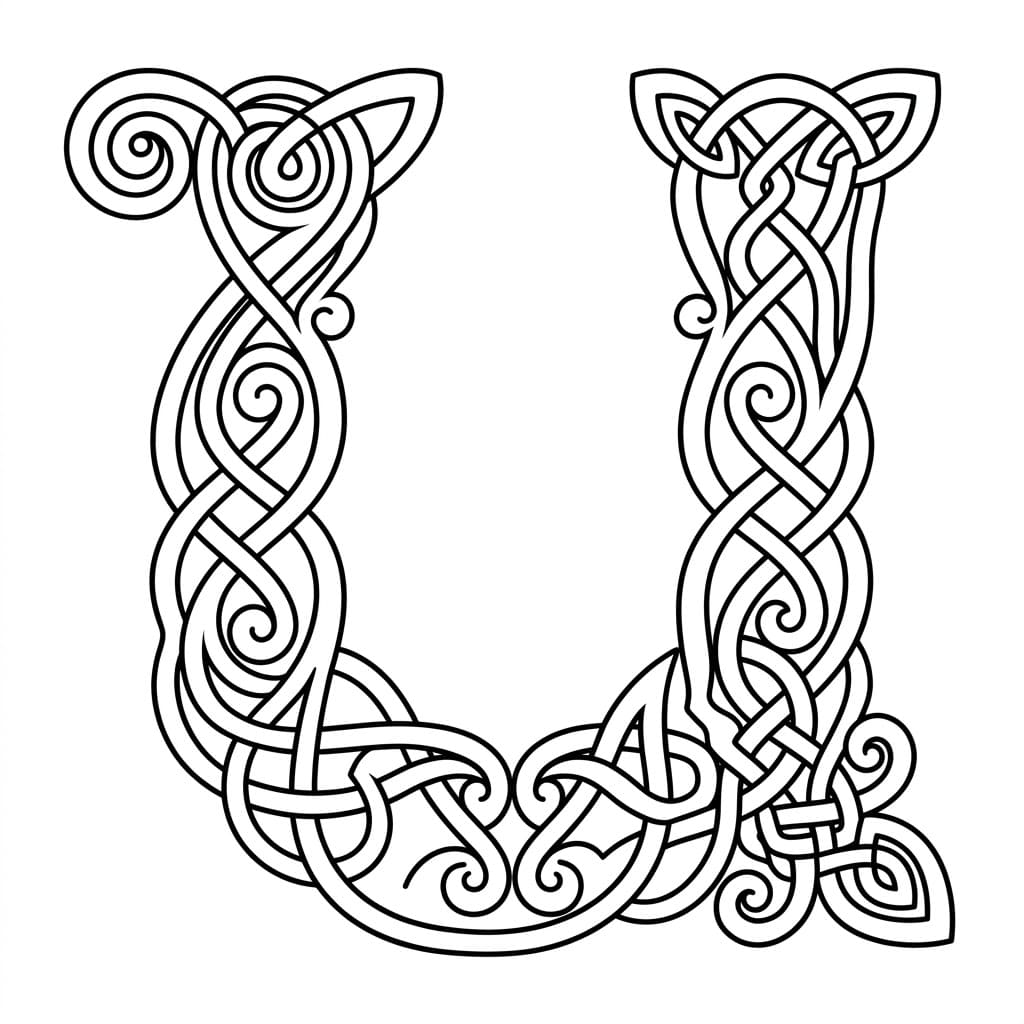 Huruf U gaya Celtic