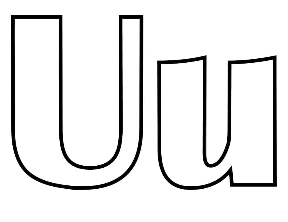 Huruf U gratis
