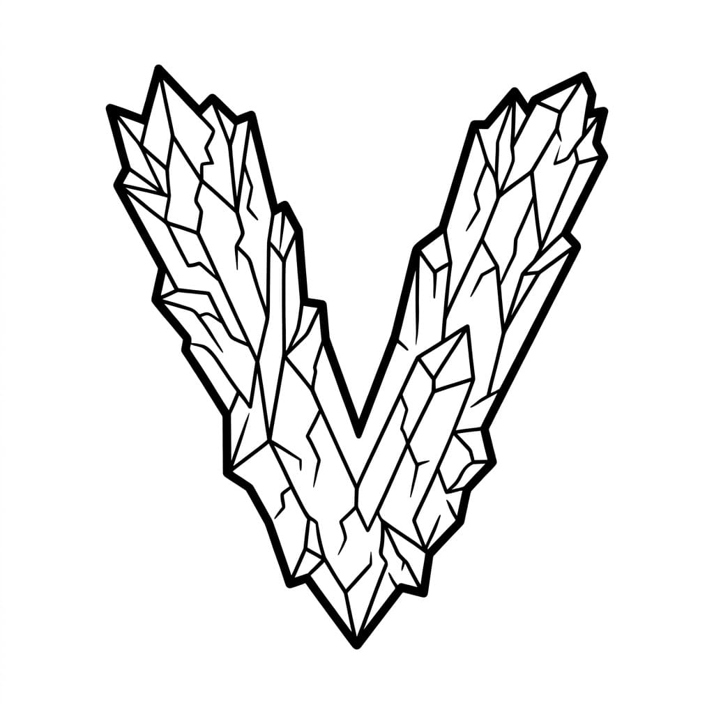 Huruf V Es