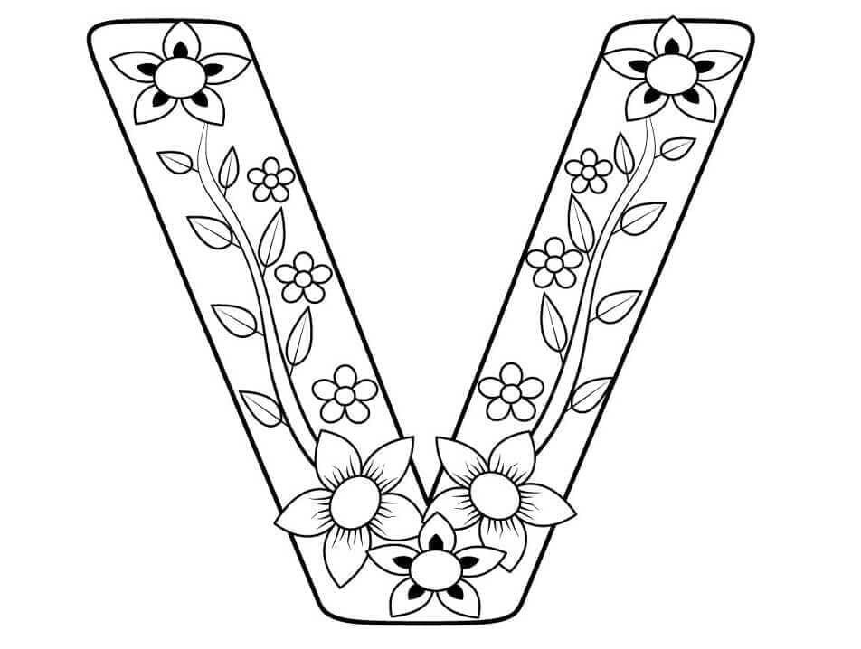 Huruf V yang Indah