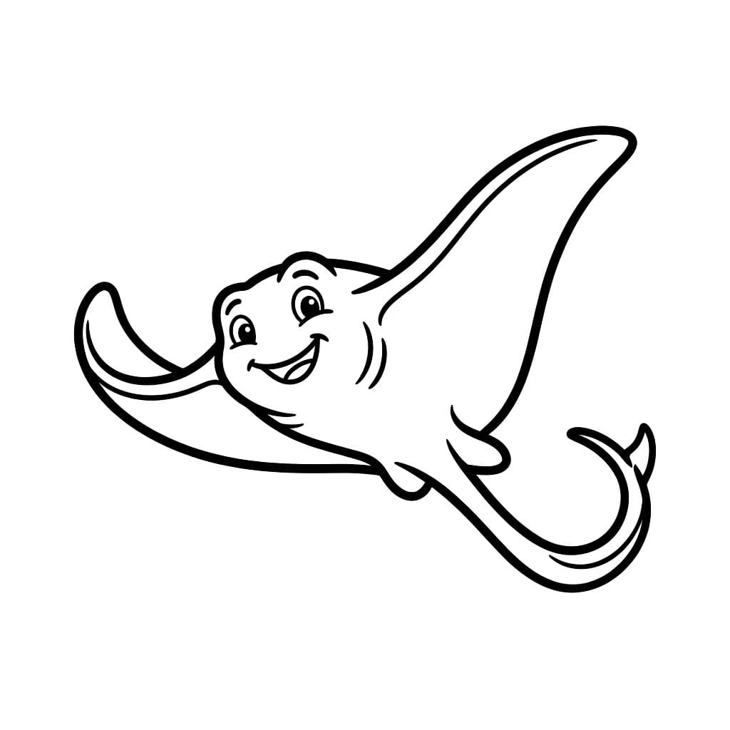 Ikan Pari Bahagia