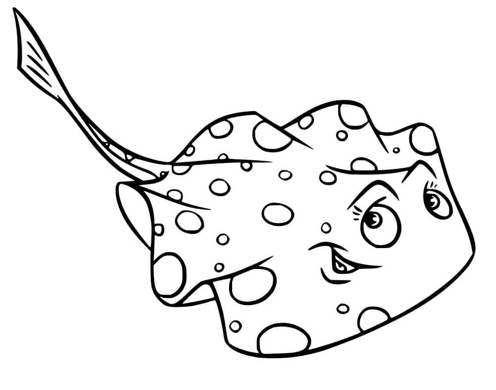Ikan Pari yang Cantik