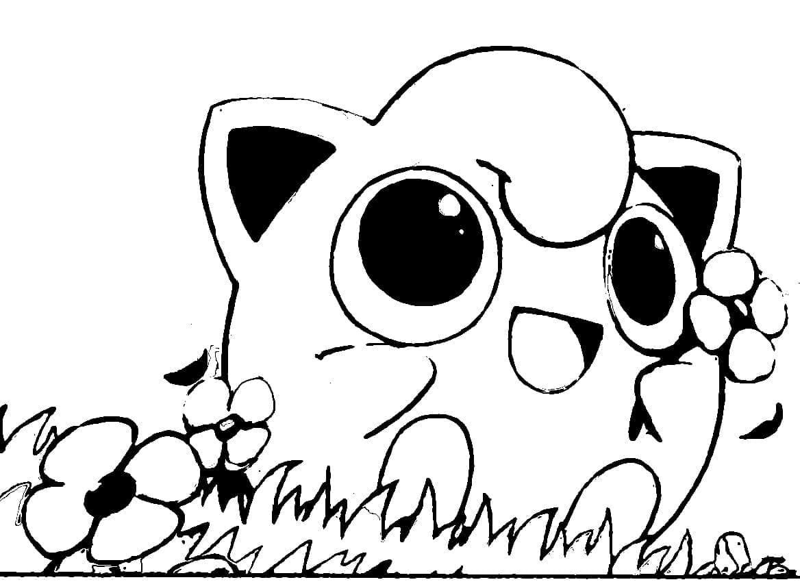 Jigglypuff dan Bunga