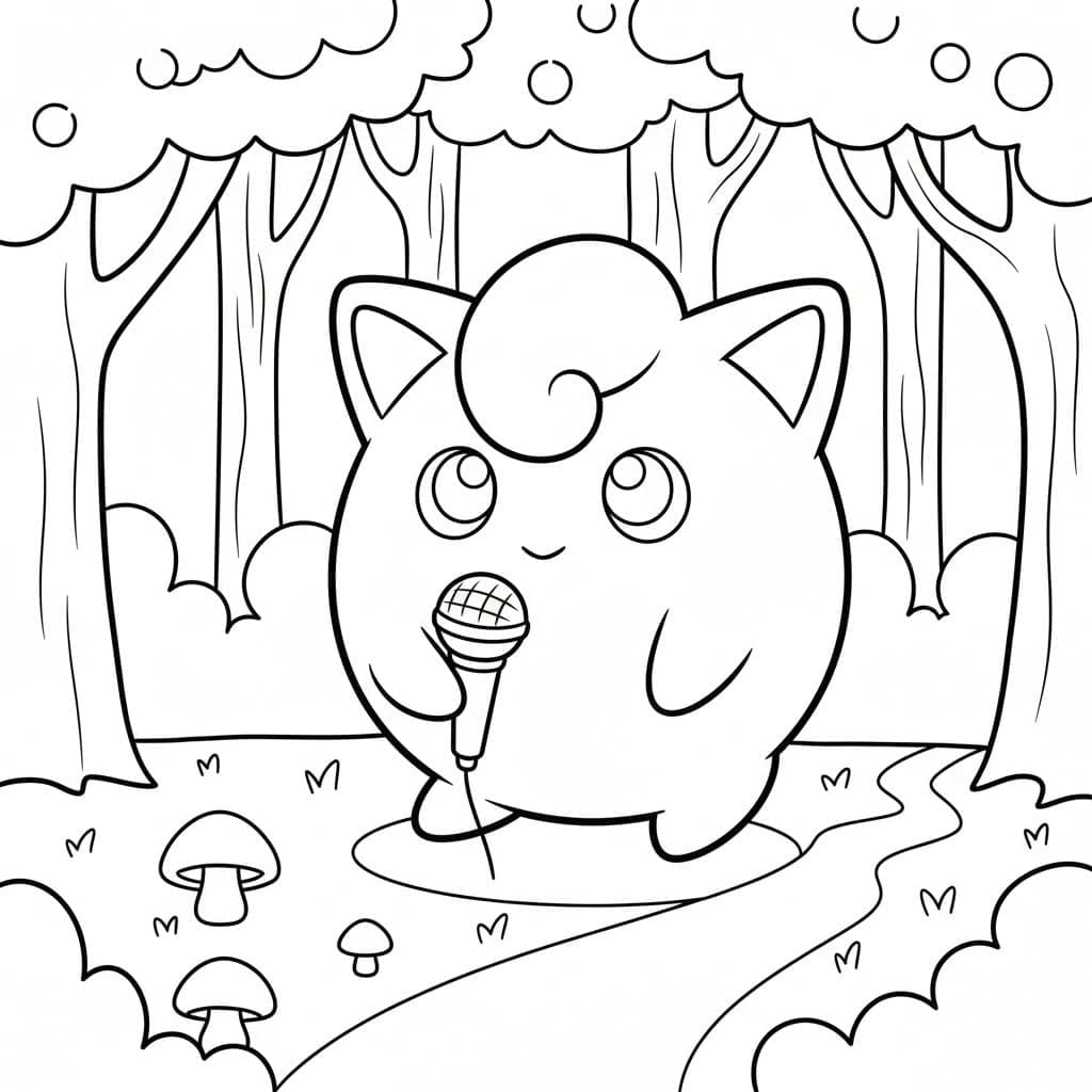 Jigglypuff di hutan