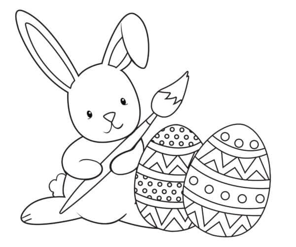 Kelinci Paskah dan Dua Telur Paskah