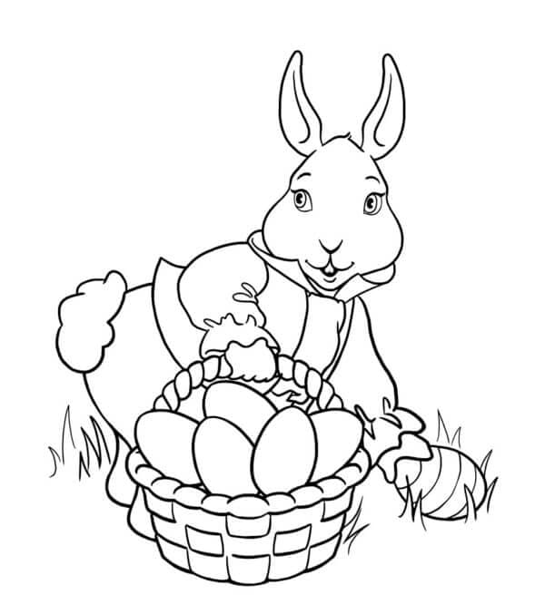 Kelinci Paskah với Telur-telur
