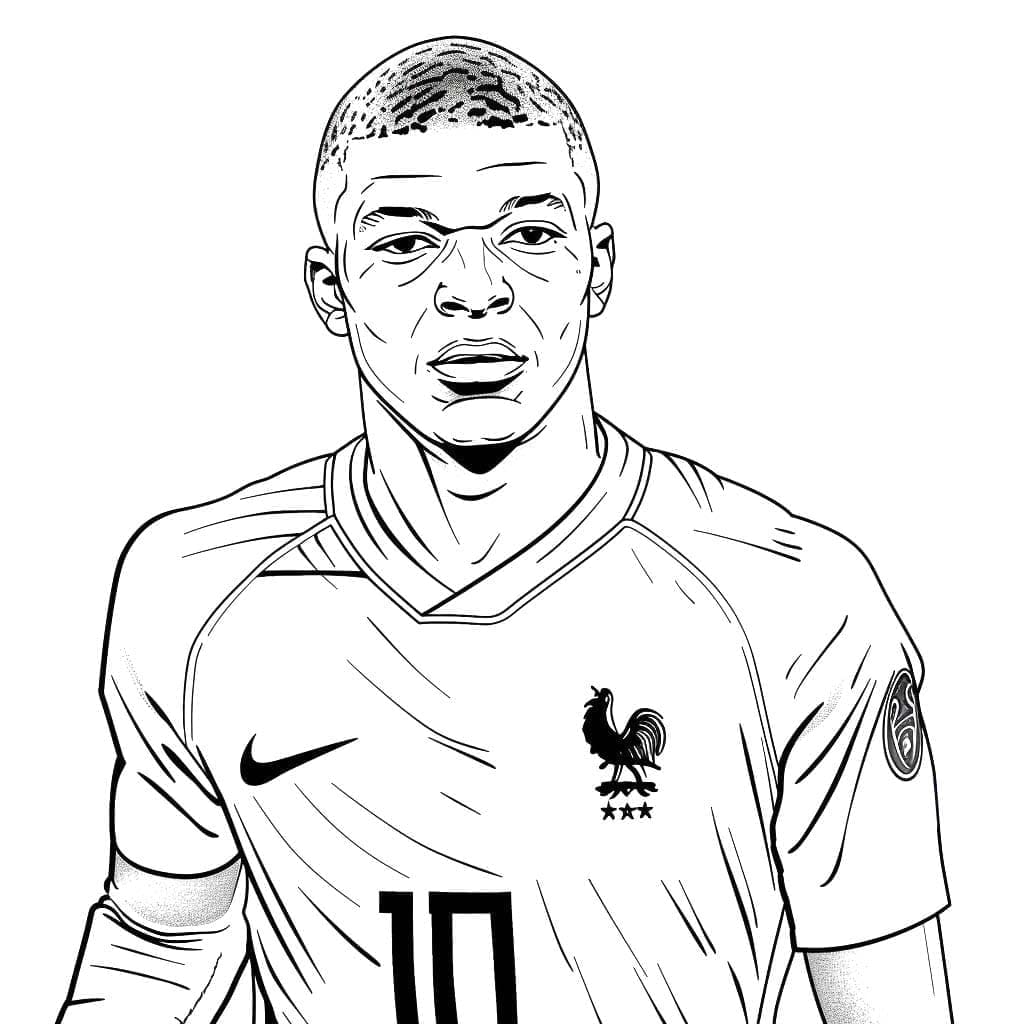 Kylian Mbappé untuk anak usia 4 tahun