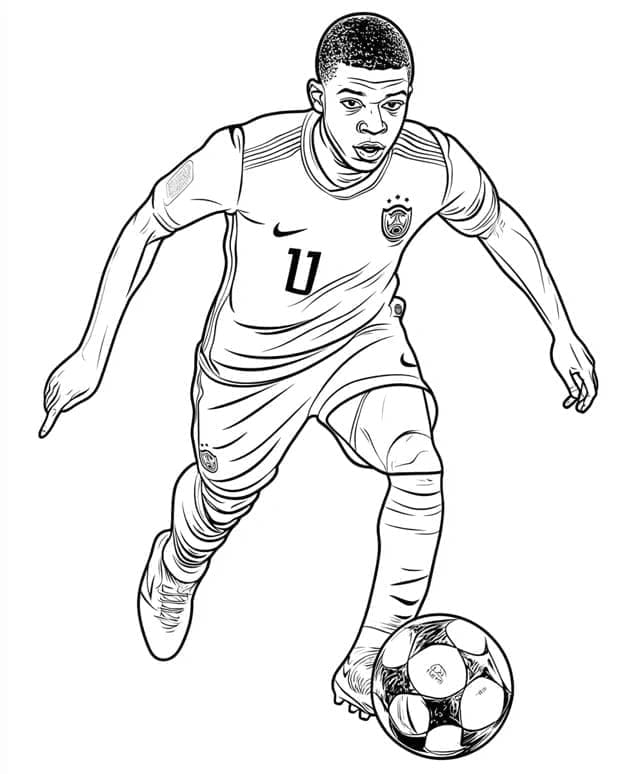 Kylian Mbappé untuk anak usia 5 tahun