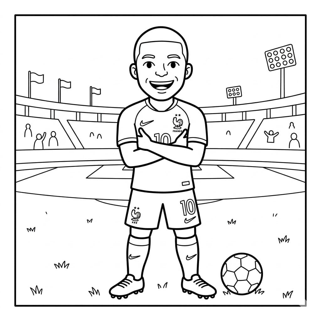 Mbappe merayakannya