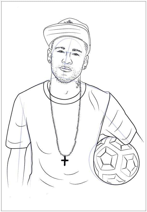 Neymar dengan bola