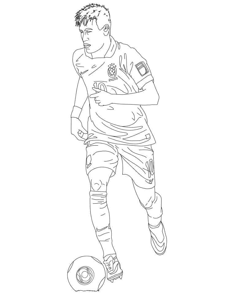 Neymar sedang bermain