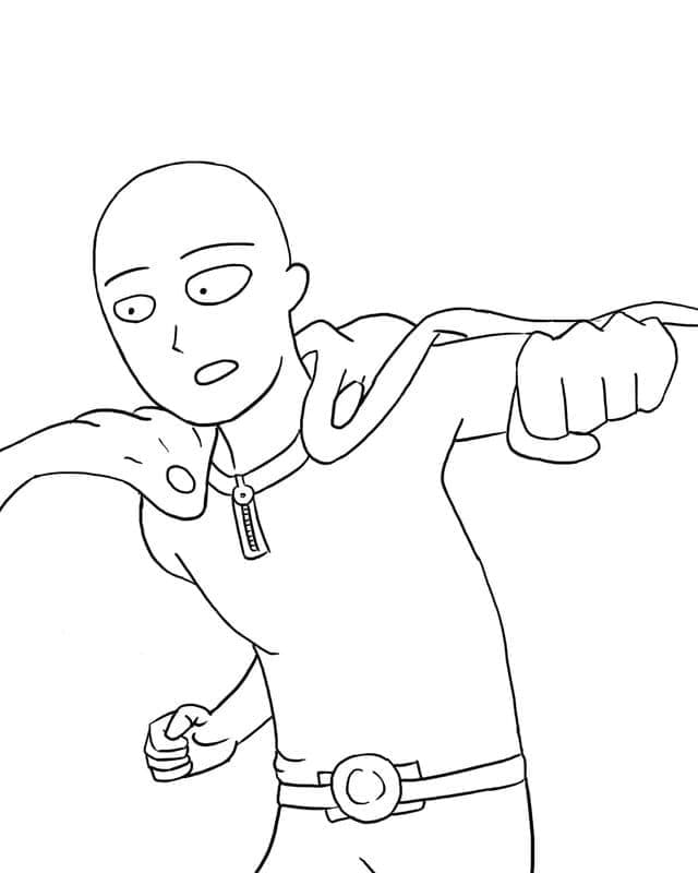 Saitama dari Anime One Punch Man