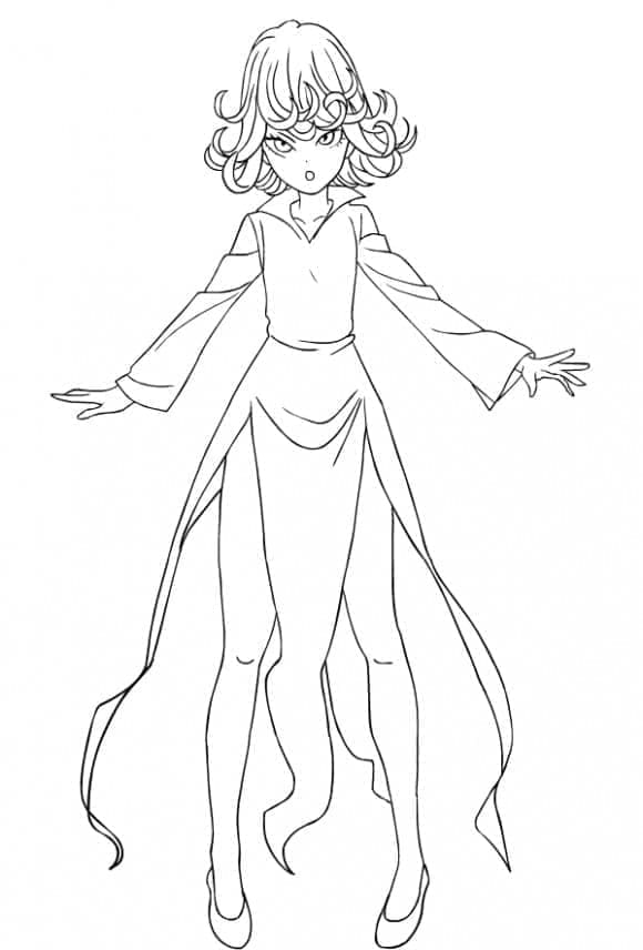 Tatsumaki dari Anime One Punch Man