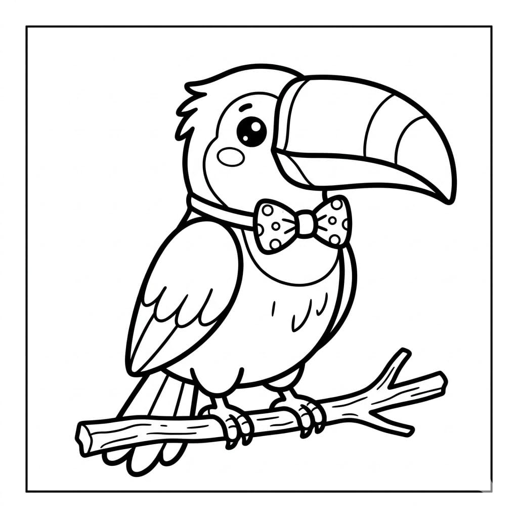 Toucan Pakai Pita
