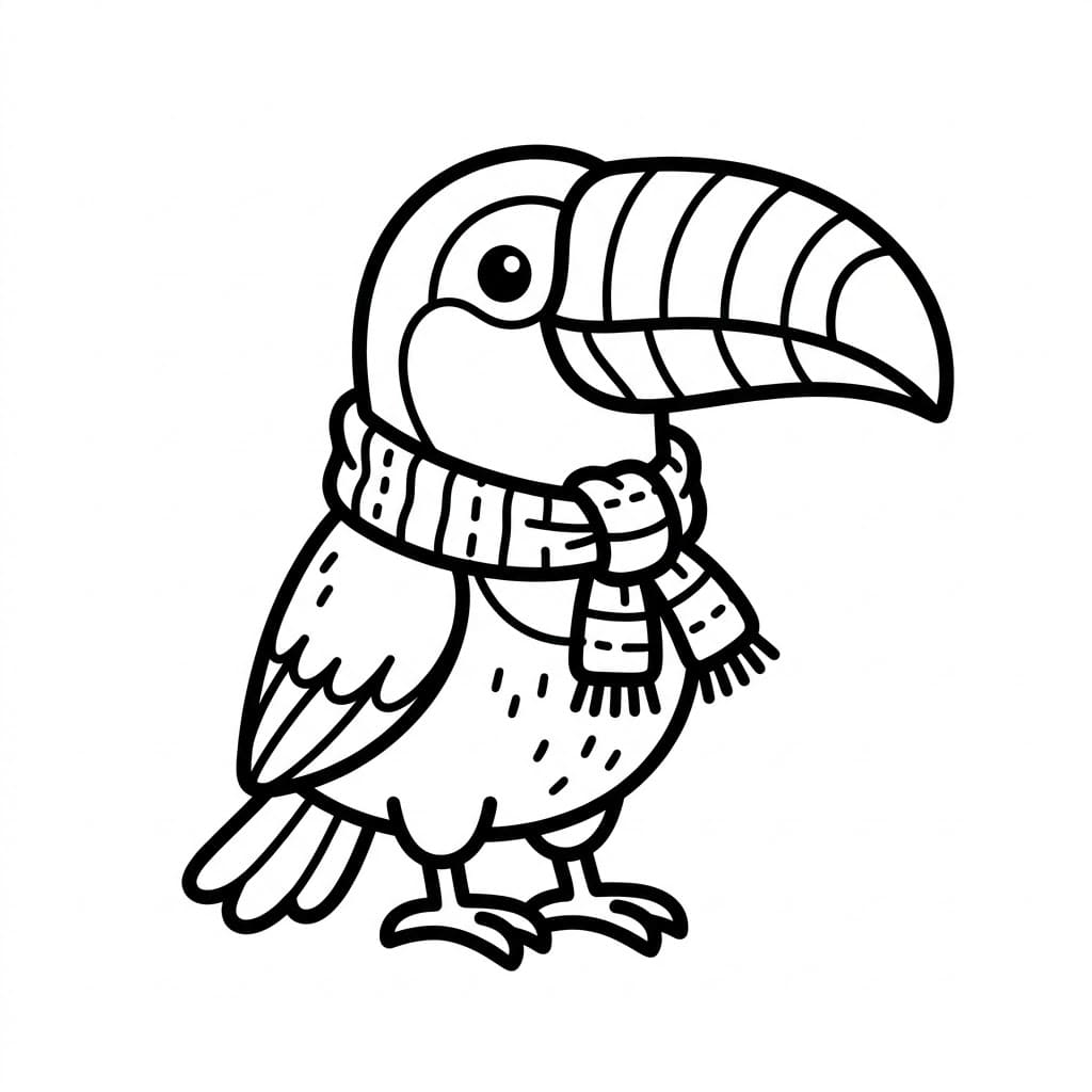 Toucan Pakai Syal