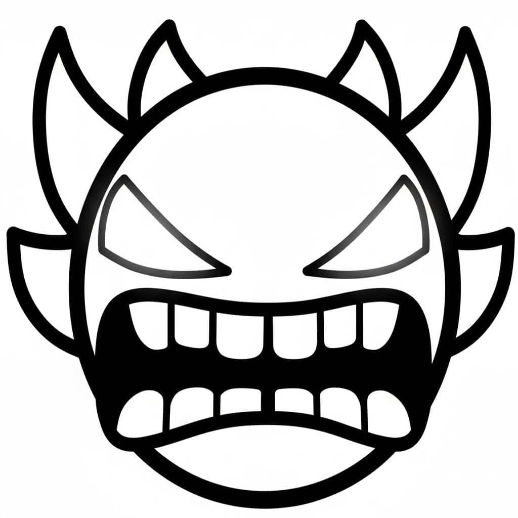 Wajah Marah Geometry Dash
