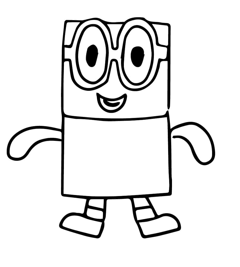 Angka 2 dari Numberblocks