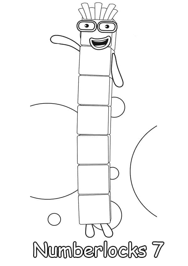 Angka 7 dari Numberblocks