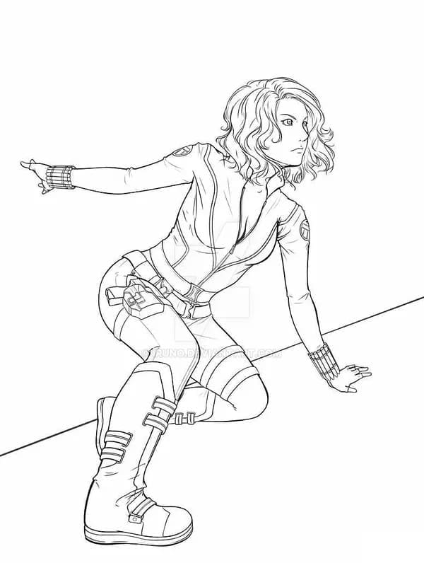 Black Widow dapat dicetak