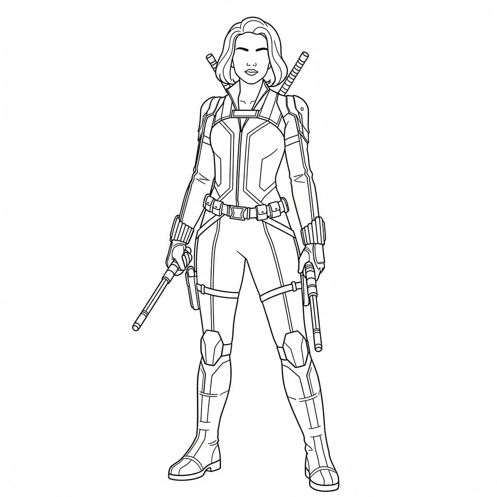 Black Widow dewasa