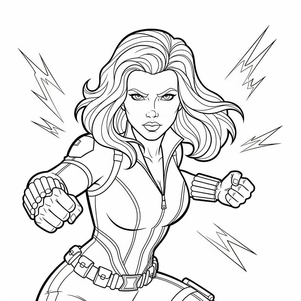 Black Widow marah