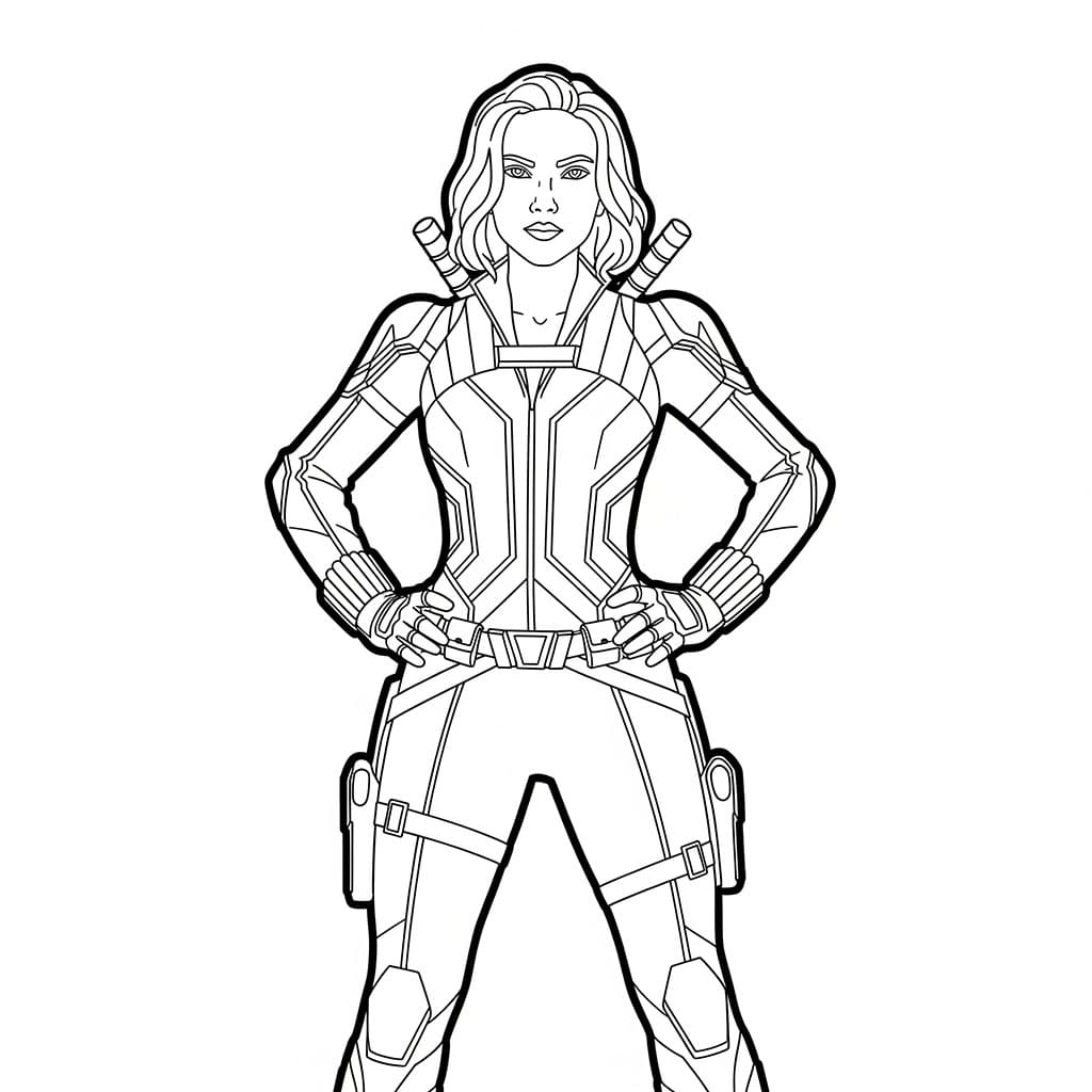 Black Widow mudah