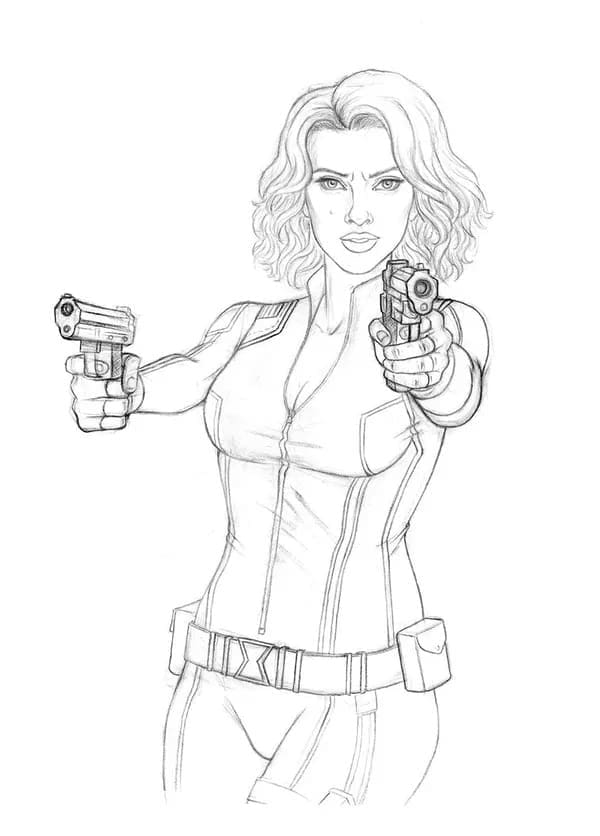 Cetak Black Widow