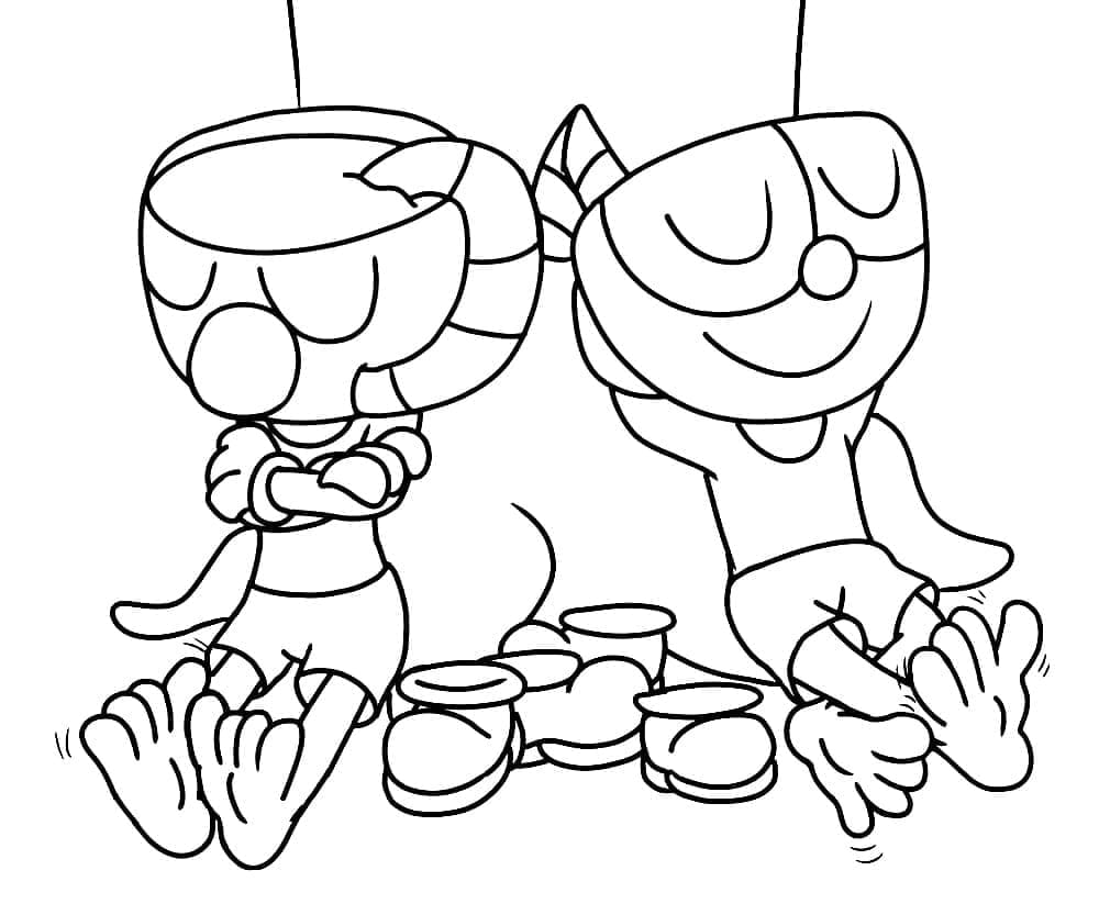 Cuphead dengan Mugman