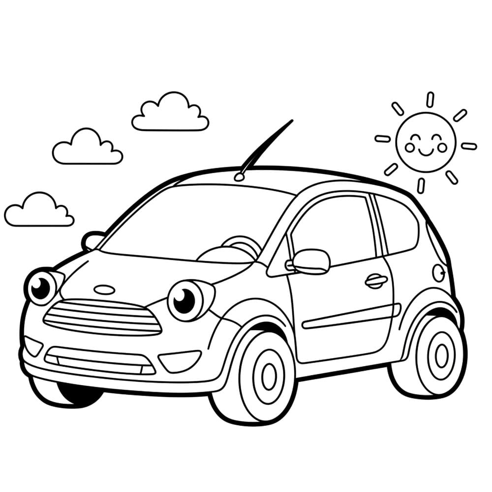 Ford Fiesta Kartun